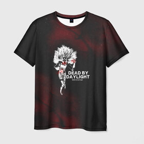 Мужская футболка 3D с принтом Dead by Daylight в городе Новоалтайск, 100% полиэфир | прямой крой, круглый вырез горловины, длина до линии бедер | dbd | dead by daylight | ведьма | деревенщина | доктор | дэд бай дейлайт | жертва | игра | крюгер | медсестра | мертвы к рассвету | охотник | призрак