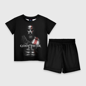 Детский костюм с шортами 3D с принтом God of War в городе Новоалтайск,  |  | god of war | арес | афина | бог | бог войны | воин | генерал | гидра | кратос | призрак | спарта | татуировка
