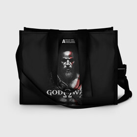 Сумка-шоппер 3D с принтом God of War в городе Новоалтайск, 100% полиэстер | застегивается на металлическую кнопку; внутренний карман застегивается на молнию. Стенки укреплены специальным мягким материалом, чтобы защитить содержимое от несильных ударов
 | god of war | арес | афина | бог | бог войны | воин | генерал | гидра | кратос | призрак | спарта | татуировка