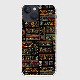 Чехол для iPhone 13 mini с принтом Этнический орнамент в городе Новоалтайск,  |  | abstraction | art | bla | carpet | ethnic | grid | ornament | pattern | абстракция | геометрический | графика | знаки | иллюстрация | искусство | картинка | ковёр | мода | образы | орнамент | рисунок | сетка | символы | солнце