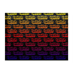 Обложка для студенческого билета с принтом TWITCH в городе Новоалтайск, натуральная кожа | Размер: 11*8 см; Печать на всей внешней стороне | Тематика изображения на принте: game | gamer | logo | pattern | twitch | twitties | градиент | игры | логотип | надписи | паттерн | стрим | твитч | текстура