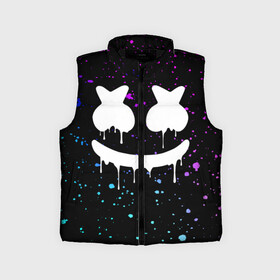 Детский жилет утепленный 3D с принтом MARSHMELLO Melt в городе Новоалтайск,  |  | marsh | marshmallow | marshmello | marshmelo | mello | music | smile | диджей | лого | маршмеллов | маршмеллоу | маршмеллу | маршмело | маршмелов | маршмелоу | музыка | музыкант | рожица | трэп | улыбка | хаус