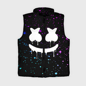 Женский жилет утепленный 3D с принтом MARSHMELLO Melt в городе Новоалтайск,  |  | marsh | marshmallow | marshmello | marshmelo | mello | music | smile | диджей | лого | маршмеллов | маршмеллоу | маршмеллу | маршмело | маршмелов | маршмелоу | музыка | музыкант | рожица | трэп | улыбка | хаус