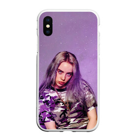 Чехол для iPhone XS Max матовый с принтом Billie Eilish в городе Новоалтайск, Силикон | Область печати: задняя сторона чехла, без боковых панелей | billie eilish | lovely | music | ocean eyes | pop | билли айлиш | девушка | музыка | океан | поп | эйлиш | элиш