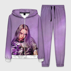 Мужской костюм 3D с принтом Billie Eilish в городе Новоалтайск, 100% полиэстер | Манжеты и пояс оформлены тканевой резинкой, двухслойный капюшон со шнурком для регулировки, карманы спереди | billie eilish | lovely | music | ocean eyes | pop | билли айлиш | девушка | музыка | океан | поп | эйлиш | элиш