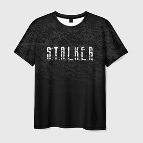 Мужская футболка 3D с принтом S.T.A.L.K.E.R. в городе Новоалтайск, 100% полиэфир | прямой крой, круглый вырез горловины, длина до линии бедер | anomaly | bandit | chernobyl | logo | pripyat | shadow of chernobyl | stalker | stalker 2 | zone | аномалия | бандиты | зона | лого | меченый | припять | сталкер | сталкер 2 | тени чернобыля | чернобыль | чистое небо