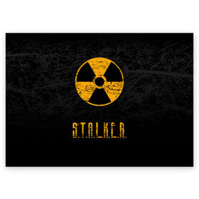 Поздравительная открытка с принтом S.T.A.L.K.E.R. в городе Новоалтайск, 100% бумага | плотность бумаги 280 г/м2, матовая, на обратной стороне линовка и место для марки
 | Тематика изображения на принте: anomaly | bandit | chernobyl | logo | pripyat | shadow of chernobyl | stalker | stalker 2 | zone | аномалия | бандиты | зона | лого | меченый | припять | сталкер | сталкер 2 | тени чернобыля | чернобыль | чистое небо