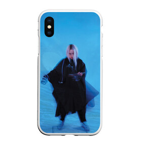 Чехол для iPhone XS Max матовый с принтом Billie Eilish в городе Новоалтайск, Силикон | Область печати: задняя сторона чехла, без боковых панелей | billie eilish | lovely | music | ocean eyes | pop | билли айлиш | девушка | музыка | океан | поп | эйлиш | элиш