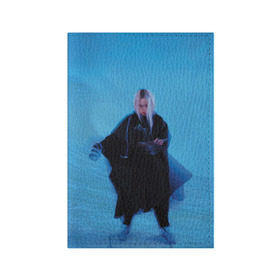 Обложка для паспорта матовая кожа с принтом Billie Eilish в городе Новоалтайск, натуральная матовая кожа | размер 19,3 х 13,7 см; прозрачные пластиковые крепления | billie eilish | lovely | music | ocean eyes | pop | билли айлиш | девушка | музыка | океан | поп | эйлиш | элиш