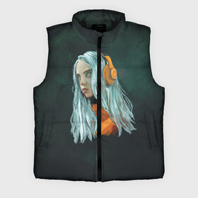 Мужской жилет утепленный 3D с принтом Billie в городе Новоалтайск,  |  | billie eilish | lovely | music | ocean eyes | pop | билли айлиш | девушка | музыка | океан | поп | эйлиш | элиш