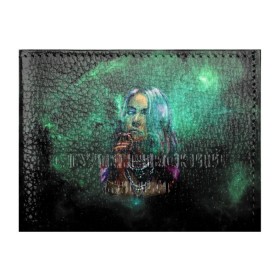 Обложка для студенческого билета с принтом Billie Eilish Space в городе Новоалтайск, натуральная кожа | Размер: 11*8 см; Печать на всей внешней стороне | billie eilish | lovely | music | ocean eyes | pop | билли айлиш | девушка | музыка | океан | поп | эйлиш | элиш