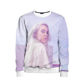 Детский свитшот 3D с принтом Pink Billie Eilish в городе Новоалтайск, 100% полиэстер | свободная посадка, прямой крой, мягкая тканевая резинка на рукавах и понизу свитшота | billie eilish | lovely | music | ocean eyes | pop | билли айлиш | девушка | музыка | океан | поп | эйлиш | элиш