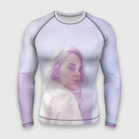 Мужской рашгард 3D с принтом Pink Billie Eilish в городе Новоалтайск,  |  | billie eilish | lovely | music | ocean eyes | pop | билли айлиш | девушка | музыка | океан | поп | эйлиш | элиш