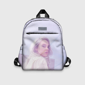 Детский рюкзак 3D с принтом Pink Billie Eilish в городе Новоалтайск, 100% полиэстер | лямки с регулируемой длиной, сверху петелька, чтобы рюкзак можно было повесить на вешалку. Основное отделение закрывается на молнию, как и внешний карман. Внутри дополнительный карман. По бокам два дополнительных кармашка | Тематика изображения на принте: billie eilish | lovely | music | ocean eyes | pop | билли айлиш | девушка | музыка | океан | поп | эйлиш | элиш