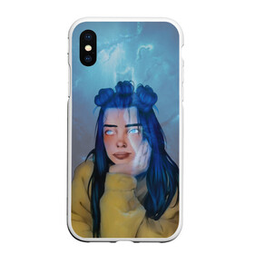 Чехол для iPhone XS Max матовый с принтом Universe Billie в городе Новоалтайск, Силикон | Область печати: задняя сторона чехла, без боковых панелей | billie eilish | lovely | music | ocean eyes | pop | билли айлиш | девушка | музыка | океан | поп | эйлиш | элиш