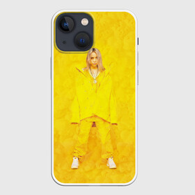 Чехол для iPhone 13 mini с принтом Yellow Billie в городе Новоалтайск,  |  | billie eilish | lovely | music | ocean eyes | pop | билли айлиш | девушка | музыка | океан | поп | эйлиш | элиш