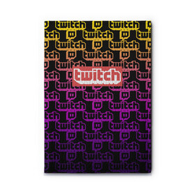 Обложка для автодокументов с принтом Twitch в городе Новоалтайск, натуральная кожа |  размер 19,9*13 см; внутри 4 больших “конверта” для документов и один маленький отдел — туда идеально встанут права | Тематика изображения на принте: game | gamer | logo | twitch | twitties | игры | логотип | стрим | твитч
