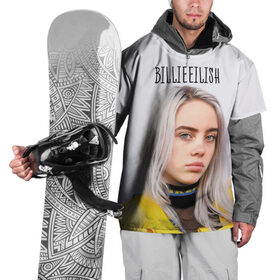 Накидка на куртку 3D с принтом BillieEilish в городе Новоалтайск, 100% полиэстер |  | Тематика изображения на принте: billie eilish | lovely | music | ocean eyes | pop | билли айлиш | девушка | музыка | океан | поп | эйлиш | элиш