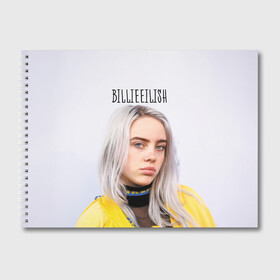 Альбом для рисования с принтом BillieEilish в городе Новоалтайск, 100% бумага
 | матовая бумага, плотность 200 мг. | Тематика изображения на принте: billie eilish | lovely | music | ocean eyes | pop | билли айлиш | девушка | музыка | океан | поп | эйлиш | элиш