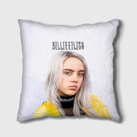 Подушка 3D с принтом BillieEilish в городе Новоалтайск, наволочка – 100% полиэстер, наполнитель – холлофайбер (легкий наполнитель, не вызывает аллергию). | состоит из подушки и наволочки. Наволочка на молнии, легко снимается для стирки | Тематика изображения на принте: billie eilish | lovely | music | ocean eyes | pop | билли айлиш | девушка | музыка | океан | поп | эйлиш | элиш