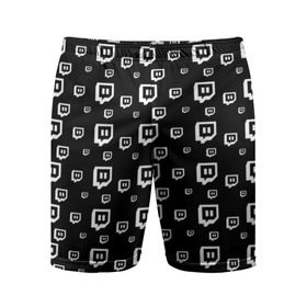 Мужские шорты 3D спортивные с принтом Twitch в городе Новоалтайск,  |  | black and white | game | gamer | logo | pattern | twitch | twitties | игры | логотип | паттерн | стрим | твитч | текстура | черно белый