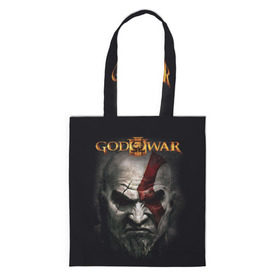 Сумка 3D повседневная с принтом God of War в городе Новоалтайск, 100% полиэстер | Плотность: 200 г/м2; Размер: 34×35 см; Высота лямок: 30 см | god of war | арес | афина | бог | бог войны | воин | генерал | гидра | кратос | призрак | спарта | татуировка