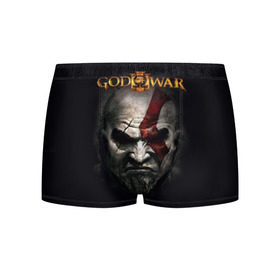 Мужские трусы 3D с принтом God of War в городе Новоалтайск, 50% хлопок, 50% полиэстер | классическая посадка, на поясе мягкая тканевая резинка | god of war | арес | афина | бог | бог войны | воин | генерал | гидра | кратос | призрак | спарта | татуировка