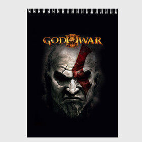 Скетчбук с принтом God of War в городе Новоалтайск, 100% бумага
 | 48 листов, плотность листов — 100 г/м2, плотность картонной обложки — 250 г/м2. Листы скреплены сверху удобной пружинной спиралью | Тематика изображения на принте: god of war | арес | афина | бог | бог войны | воин | генерал | гидра | кратос | призрак | спарта | татуировка