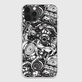 Чехол для iPhone 12 Pro Max с принтом Автомобильные детали в городе Новоалтайск, Силикон |  | Тематика изображения на принте: automobile | pa | авто | автомобильные | выхлопная | генератор | графика | двигатель | детали | диски | иллюстрация | картинка | мода | поршни | резьба | ремень | рисунок | свечи | сила | стиль | трансмиссия