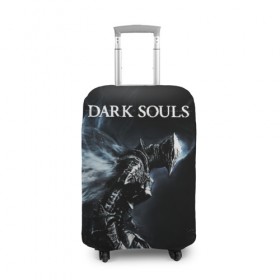 Чехол для чемодана 3D с принтом Dark Souls в городе Новоалтайск, 86% полиэфир, 14% спандекс | двустороннее нанесение принта, прорези для ручек и колес | dark souls | games | praise the sun | игры | компьютерные игры | рыцарь | тёмные души