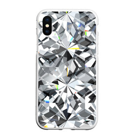 Чехол для iPhone XS Max матовый с принтом Бриллиантовое мерцание в городе Новоалтайск, Силикон | Область печати: задняя сторона чехла, без боковых панелей | diamond | facets | glitter | highlights | precious | shimmer | sto | абстракция | блеск | блики | бриллиантовое | геометрический | грани | графика | драгоценный | иллюстрация | искусство | камень | картинка | мерцание | мода