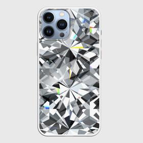 Чехол для iPhone 13 Pro Max с принтом Бриллиантовое мерцание в городе Новоалтайск,  |  | diamond | facets | glitter | highlights | precious | shimmer | sto | абстракция | блеск | блики | бриллиантовое | геометрический | грани | графика | драгоценный | иллюстрация | искусство | камень | картинка | мерцание | мода