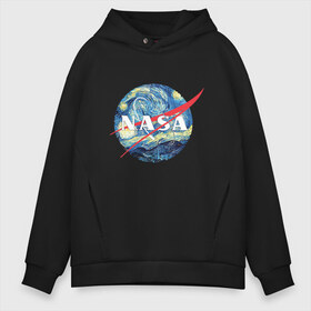 Мужское худи Oversize хлопок с принтом NASA в городе Новоалтайск, френч-терри — 70% хлопок, 30% полиэстер. Мягкий теплый начес внутри —100% хлопок | боковые карманы, эластичные манжеты и нижняя кромка, капюшон на магнитной кнопке | alien | earth | express | futurama | galaxy | moon | nasa | planet | space | star | ufo | world | астронавт | вселенная | гагарин | галактика | звезда | звезды | земля | космонавт | космос | луна | мир | наса | небо | нло | планета | полёт