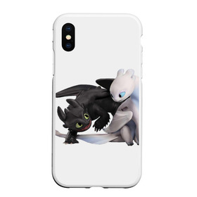 Чехол для iPhone XS Max матовый с принтом Как приручить дракона в городе Новоалтайск, Силикон | Область печати: задняя сторона чехла, без боковых панелей | детский мультфильм | для детей | как приручить дракона | мультик | мультфильм