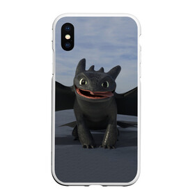 Чехол для iPhone XS Max матовый с принтом Как приручить дракона в городе Новоалтайск, Силикон | Область печати: задняя сторона чехла, без боковых панелей | детский мультфильм | для детей | как приручить дракона | мультик | мультфильм