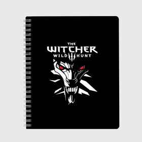 Тетрадь с принтом The Witcher 3 Wild Hunt в городе Новоалтайск, 100% бумага | 48 листов, плотность листов — 60 г/м2, плотность картонной обложки — 250 г/м2. Листы скреплены сбоку удобной пружинной спиралью. Уголки страниц и обложки скругленные. Цвет линий — светло-серый
 | wild hunt | арбалет | ведьмак 3 | геральт | дикая | магия | охота | сказка | сфера | фэнтези | цири