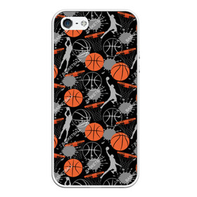 Чехол для iPhone 5/5S матовый с принтом Basketball в городе Новоалтайск, Силикон | Область печати: задняя сторона чехла, без боковых панелей | Тематика изображения на принте: basket | basketball | баскетбол | баскетбольные | болельщик | бросок | брызги | графика | иллюстрация | капли | картинка | кляксы | кольцо | мода | мячи | надпись | прыжок | рисунок | сетка | сила | скорость