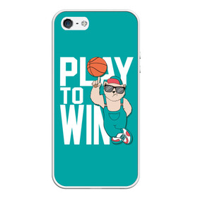 Чехол для iPhone 5/5S матовый с принтом Play to win в городе Новоалтайск, Силикон | Область печати: задняя сторона чехла, без боковых панелей | баскетбол | баскетбольный | бейсболка | графика | животное | зелёный | играй | иллюстрация | картинка | комбинезон | кот | кроссовки | крутит | мода | мяч | на пальце | надпись | очки | победы | ради