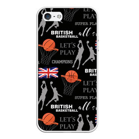 Чехол для iPhone 5/5S матовый с принтом British basketball в городе Новоалтайск, Силикон | Область печати: задняя сторона чехла, без боковых панелей | англия | баскетбол | баскетбольные | болельщик | британия | британский | бросок | графика | держава | игра | иллюстрация | картинка | кольцо | мода | мячи | надпи | прыжок | рисунок | сетка | сила
