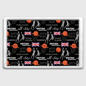 Магнит 45*70 с принтом British basketball в городе Новоалтайск, Пластик | Размер: 78*52 мм; Размер печати: 70*45 | Тематика изображения на принте: англия | баскетбол | баскетбольные | болельщик | британия | британский | бросок | графика | держава | игра | иллюстрация | картинка | кольцо | мода | мячи | надпи | прыжок | рисунок | сетка | сила