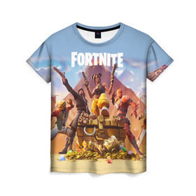 Женская футболка 3D с принтом FORTNITE: 8 СЕЗОН в городе Новоалтайск, 100% полиэфир ( синтетическое хлопкоподобное полотно) | прямой крой, круглый вырез горловины, длина до линии бедер | 8 | battle | fort | fortnite | royale | season | банан | битва | блёстка | гибрид | горгона | искра | королевская | новый | пираты | последний | сезон | форт | фортнайт