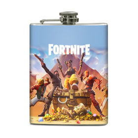 Фляга с принтом FORTNITE: 8 СЕЗОН в городе Новоалтайск, металлический корпус | емкость 0,22 л, размер 125 х 94 мм. Виниловая наклейка запечатывается полностью | 8 | battle | fort | fortnite | royale | season | банан | битва | блёстка | гибрид | горгона | искра | королевская | новый | пираты | последний | сезон | форт | фортнайт