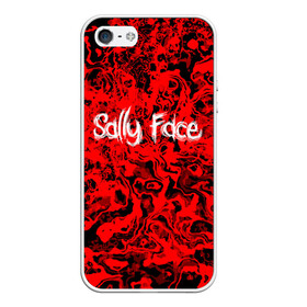 Чехол для iPhone 5/5S матовый с принтом Sally Face Bloody в городе Новоалтайск, Силикон | Область печати: задняя сторона чехла, без боковых панелей | Тематика изображения на принте: cтикер | game | larry | mask | new | sally face | sf | ангел | без маски | гизмо | девид | девочка | игра | казнь | компьютер | кровь | лари | ларри | лицемер | логотип | мальчик | маска | молнии | мрачная | на лице | надпись