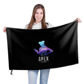 Флаг 3D с принтом Apex Legends. Lifeline в городе Новоалтайск, 100% полиэстер | плотность ткани — 95 г/м2, размер — 67 х 109 см. Принт наносится с одной стороны | apex | bangalore | battle | bloodhound | caustic | frontier | gibraltar | legends | lifeline | mirage | pathfinder | royale | shooter | битва | королевская | лайфлайн | легенды | фронтир | шутер