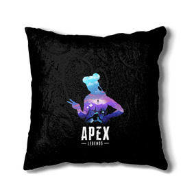 Подушка 3D с принтом Apex Legends. Lifeline в городе Новоалтайск, наволочка – 100% полиэстер, наполнитель – холлофайбер (легкий наполнитель, не вызывает аллергию). | состоит из подушки и наволочки. Наволочка на молнии, легко снимается для стирки | apex | bangalore | battle | bloodhound | caustic | frontier | gibraltar | legends | lifeline | mirage | pathfinder | royale | shooter | битва | королевская | лайфлайн | легенды | фронтир | шутер