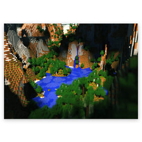 Поздравительная открытка с принтом Minecraft в городе Новоалтайск, 100% бумага | плотность бумаги 280 г/м2, матовая, на обратной стороне линовка и место для марки
 | blade | blocks | creeper | cubes | game | ken | mine craft | minecraft | mobs | sword | игры | крипер | майн крафт | майнкрафт | моб