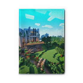 Обложка для автодокументов с принтом Minecraft в городе Новоалтайск, натуральная кожа |  размер 19,9*13 см; внутри 4 больших “конверта” для документов и один маленький отдел — туда идеально встанут права | Тематика изображения на принте: blade | blocks | creeper | cubes | game | ken | mine craft | minecraft | mobs | sword | игры | крипер | майн крафт | майнкрафт | моб