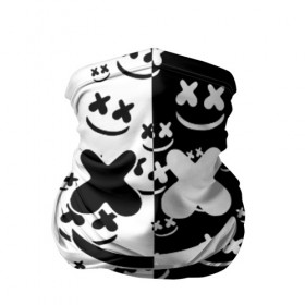 Бандана-труба 3D с принтом Marshmello в городе Новоалтайск, 100% полиэстер, ткань с особыми свойствами — Activecool | плотность 150‒180 г/м2; хорошо тянется, но сохраняет форму | marshmello | диджей | клуб | клубная музыка | маршмеллоу | маршмэлло | маршмэллоу | музыка | электронная