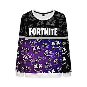 Мужской свитшот 3D с принтом Fortnite & Marshmello в городе Новоалтайск, 100% полиэстер с мягким внутренним слоем | круглый вырез горловины, мягкая резинка на манжетах и поясе, свободная посадка по фигуре | Тематика изображения на принте: fortnite | marshmello | диджей | игра | клуб | клубная музыка | компьютерная игра | маршмеллоу | маршмэлло | маршмэллоу | музыка | симулятор | фортнайт | электронная