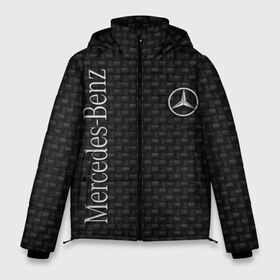 Мужская зимняя куртка 3D с принтом Mercedes в городе Новоалтайск, верх — 100% полиэстер; подкладка — 100% полиэстер; утеплитель — 100% полиэстер | длина ниже бедра, свободный силуэт Оверсайз. Есть воротник-стойка, отстегивающийся капюшон и ветрозащитная планка. 

Боковые карманы с листочкой на кнопках и внутренний карман на молнии. | amg | mercedes | авто | автомобиль | иномарка | логотип | машина | мерседес | текстура